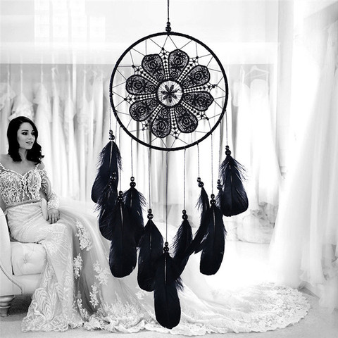 Indian Style Dreamcatcher Handmade Wind Chimes Hanging Pendant Dream Catcher Home Wall Art Hangings Decorations ► Photo 1/6