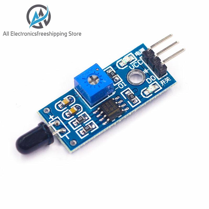 IR Infrared 3 Wire Flame Detection Sensor Module IR Flame Sensor Module Detector Smartsense For Arduino ► Photo 1/3