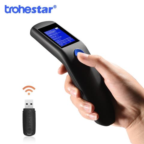 Barcode Scanner 1D Portable Bar Code Reader Inventory Wireless Scanner Barcode CCD with Screen Goods Description Display ► Photo 1/6
