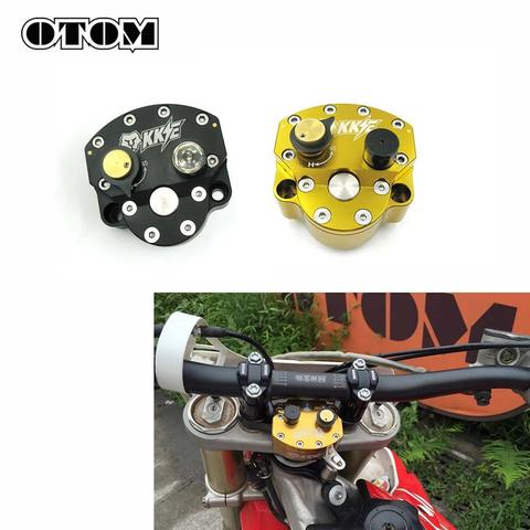 OTOM STEERING DAMPER STABILIZER For CRF YZF EXC RMZ KLX Motorcycle Enduro Pit Dirt Bike Universal Reversed Safety Adjustable ► Photo 1/6