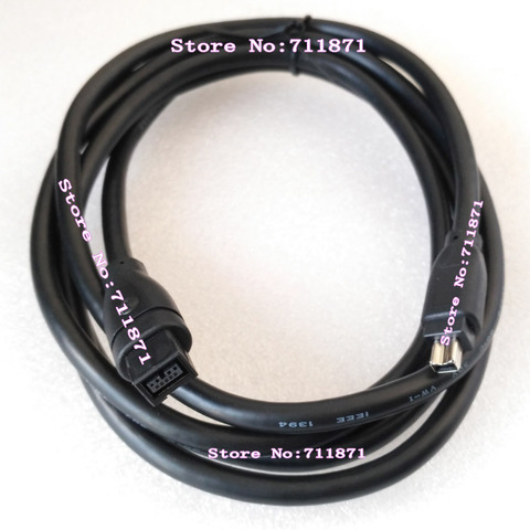 Firewire 800 to 400 IEEE 1394 Cable Line  9Pin to 4P FireWire 1394 Line cable 9P to 4Pin Male FireWire 1394 wire cord cable line ► Photo 1/1