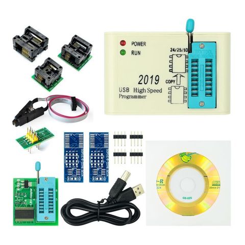 Factory Price! Newest Version EZP 2022 High-speed USB SPI Programmer Support24 25 93 EEPROM 25 Flash BIOS Chip+5 Socket ► Photo 1/3