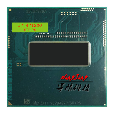 Intel Core i7-4712MQ i7 4712MQ SR1PS 2.3 GHz Quad-Core Eight-Thread CPU Processor 6M 37W Socket G3 / rPGA946B ► Photo 1/1