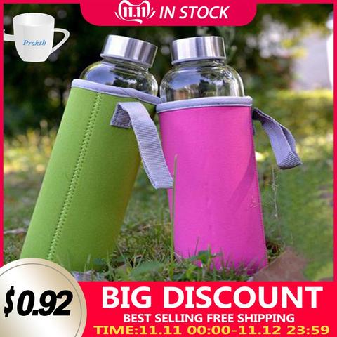 1 Pcs 550ml 18.5*6.8cm Sport Water Bottle Cover Neoprene Insulator Sleeve Bag Case Pouch Available in 7 Colors ► Photo 1/6