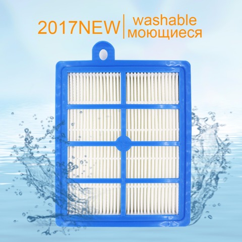 Replacement H12 H13 Washable and Reusable Hepa Filter for Philips Electrolux EFH12W AEF12W FC8031 EL012W vacuum clener parts ► Photo 1/6