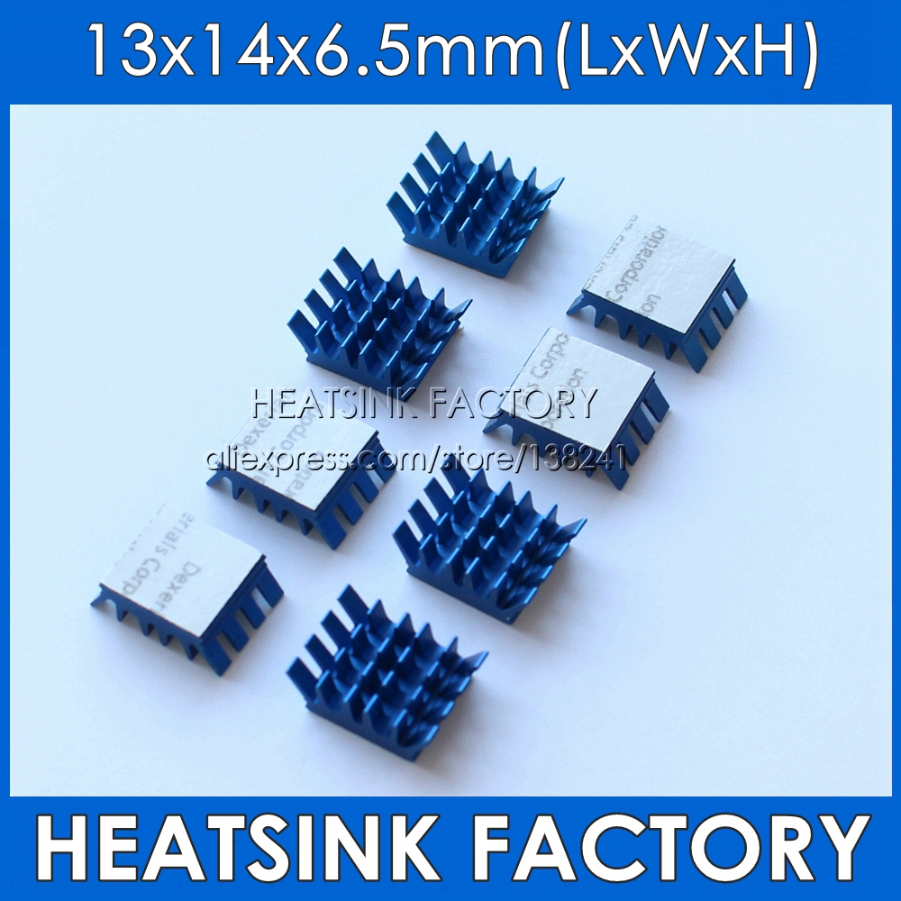 20 PCS Heat Sink with Thermal Adhesive for Computer CPU Memory Chip IC 16*11*5mm 