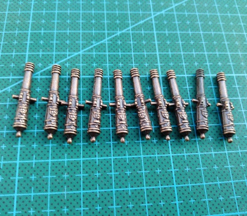 Hobby Ship model accessories Retro cannons Die-cast guns10 pcs/lot ► Photo 1/6