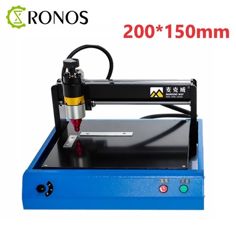 400W 2015 Stainless Steel Metal Printer Nameplate Cutting Plotter Code Electric Marking Engraving Machine 200*150mm Coding Machi ► Photo 1/4