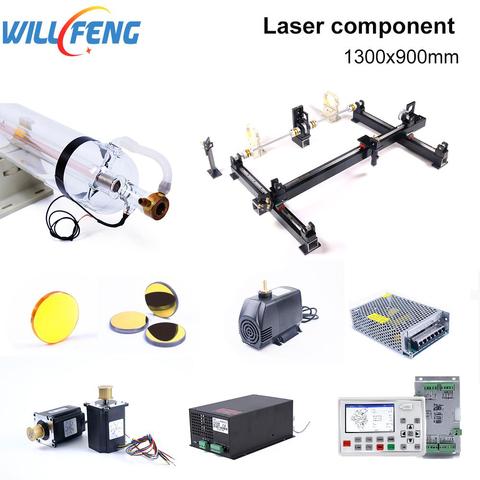 Will Feng 1300x900mm 80w 100w Laser Whole Mechanical Kit Controller AWC708S DIY Assemble CNC Co2 Laser Cutter Engraving Machine  ► Photo 1/6