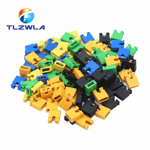 60Pcs Colorful Pin Header Standard Computer Jumper Blocks Connector 2.54 mm 3 1/2 Hard Disk Drive Motherboard Expansion Card ► Photo 1/5