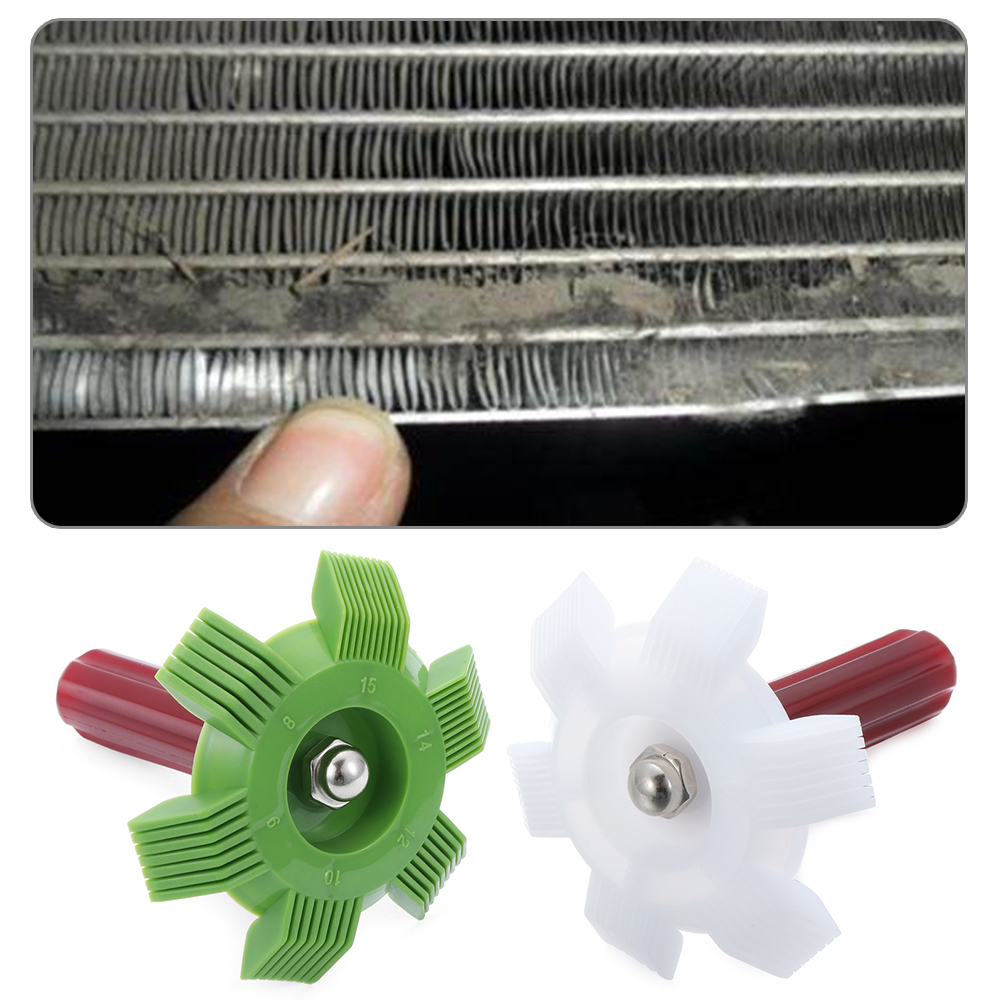 AC Fin Comb Tool – Straighten Dented Air Conditioner & Condenser Coil Fins – HVAC Repair Kit
