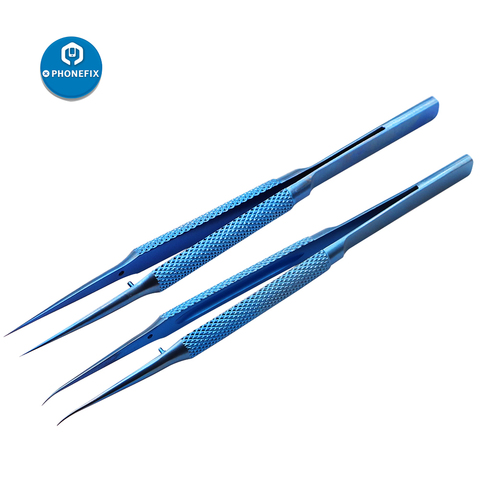 Precision Titanium Alloy Tweezers Professional Repair Fingerprint Fly Line Phone Motherboard Antimagnetic Electronics Tweezers ► Photo 1/6