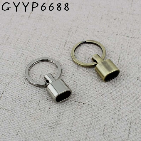 4pcs 30pcs Key o ring Key handmade leather luggage accessories Hanging keychain chain hook pendant Key Fob hardware ► Photo 1/1