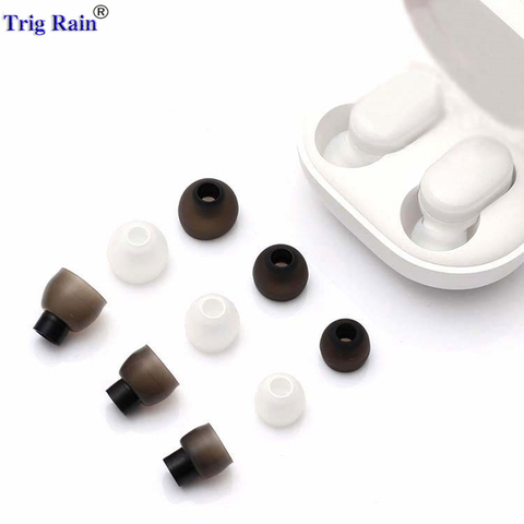 Ear pads For xiaomi Airdots Bluetooth Earphone Covers Ear caps Cushion Silicone Tips Ear buds Eartips For Earphones Accessories ► Photo 1/6