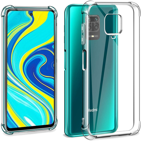 Shockproof Case On For Xiaomi Redmi Note 9 8 7 6 Pro Max 9S 8A Transparent Silicone Case For Xiaomi 8 9 Lite CC9 Pro mi 9t Cover ► Photo 1/6