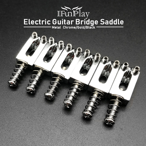 Electric Guitar Bridge Saddle ViolaoTremolo Bridge Saddles Replacement Parts for Electric Guitar with Spring and Screw ► Photo 1/6