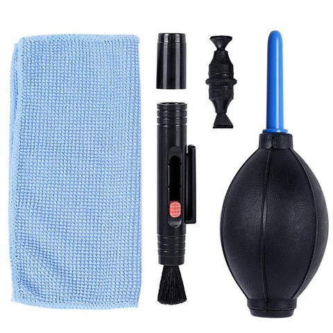 3IN1 Camera Cleaning Kit Suit Dust Cleaner Brush Air Blower Wipes Clean Cloth kit for Gopro for Canon for Nikon Camcorder VCR ► Photo 1/6