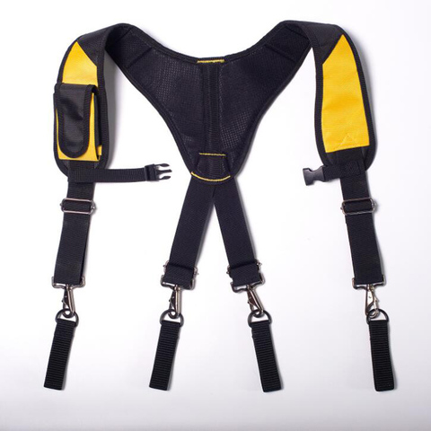 Men's Work Clothes Suspenders Straps Type X Tool Suspender For Hanging Tool Bag Reduce Heavy Weight Multi-Function Tooling Strap ► Photo 1/6