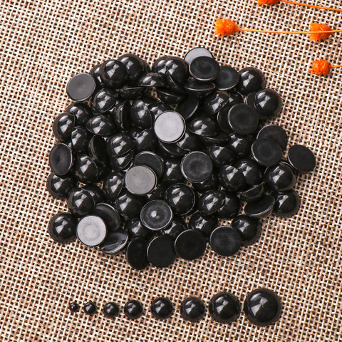 100Pcs 3-12mm Black Plastic Safety Eyes For Bear doll Animal Puppet DIY Crafts Children Kids Toys Eyes Accessories ► Photo 1/6