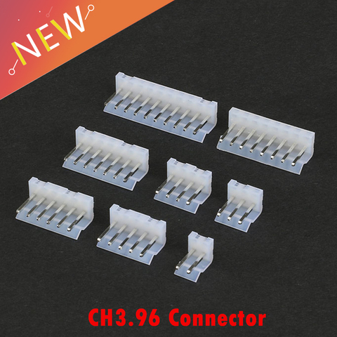 50Pcs/lot Connector CH3.96 3.96 Top Entry Pitch:3.96MM 180 degree Pin Header Molex 3.96 2A 3A 4A 5A 6A 7A 8A 9A 10A ► Photo 1/6