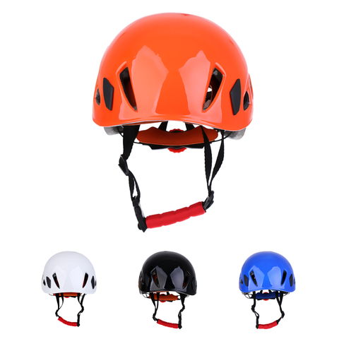 Unisex Rock Climbing Helmet Head Protection Gear Safety Guard for Hiking Caving Roofing Outdoors ► Photo 1/6