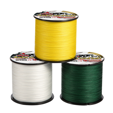 New brands Super Strong 100M 4Strands Weaves PE Braided Fishing Line Rope Multifilament line wires 6-100LB for sea fishing cords ► Photo 1/6