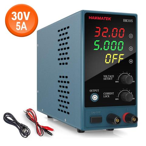 High-Precision 30V 5A DC Power Supply Mini Low Noise Artificial Power Regulator Anti-Mishandling Safety Lock Multi-Scene Use ► Photo 1/6