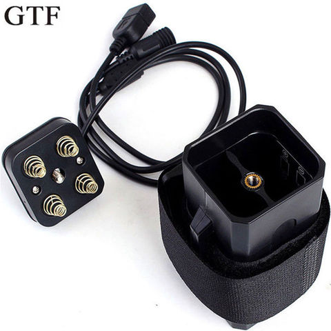 GTF 8.4V Waterproof Battery Pack Case use 4*18650 batteries House Cover For Bicycle Bike Lamp with USB/DC Dual interface ► Photo 1/6