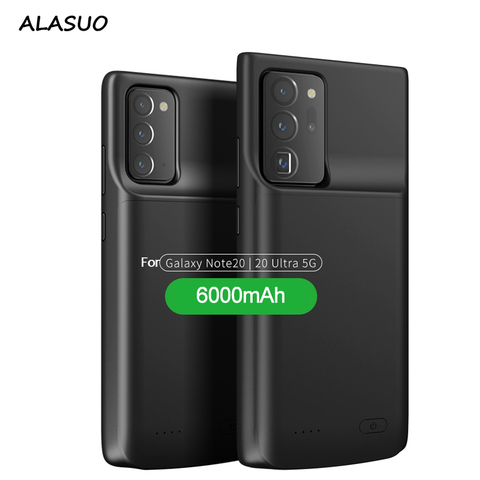 Soft Silicone Battery Charger Case for Samsung Galaxy Note 20 10 9 8 S10 e 5G S9 S8 S20 Plus Ultra 4800-6000mAh Power Bank Cases ► Photo 1/6
