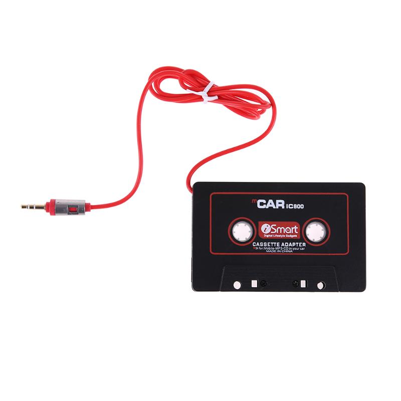 Car Cassette Tape Adapter Mp3 Player Converter for Car Phone Pod AUX Cable