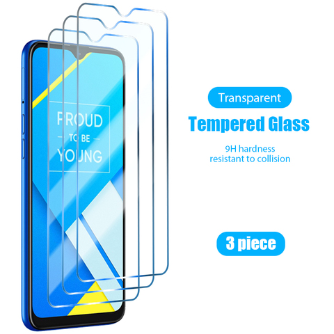 1pcs/3pcs Tempered Glass on Realme C17 C2 C1 9H HD Protective Film Phone Screen Protector for Realme C15 C12 C11 C3 C3i C2 C1 ► Photo 1/6