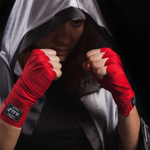 ZTTY 1 Pair Cotton Kick Boxing Wraps Bandage Men Sanda Taekwondo Muay Thai Guantes De Boxeo MMA Wrist Straps Equipment ► Photo 1/6