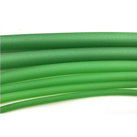 1meter Polyurethane belt PU round belt with green belt meltable cord ► Photo 1/6