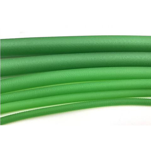 1meter Polyurethane belt PU round belt with green belt meltable cord ► Photo 1/6