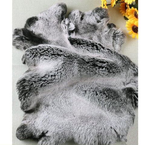 High Quality Real Rex Rabbit Fur Pelt Real Genuine Rabbit Fur Fluffy Leather Fur Wholesale Clothing Accessories Home Decoration ► Photo 1/6
