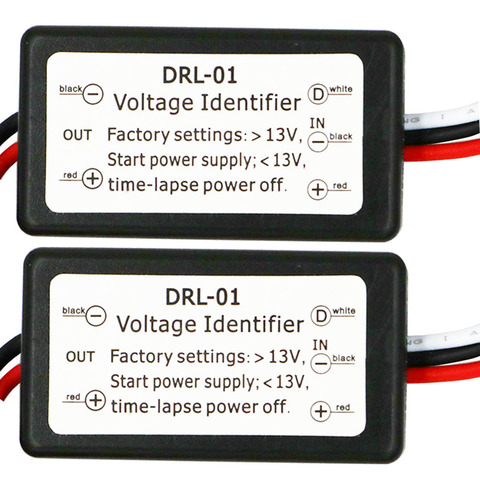 DRL Controller Auto Car LED Daytime Running Lights Controller Relay Harness Dimmer On/Off 12-18V Fog Light Controller 2PCS ► Photo 1/6