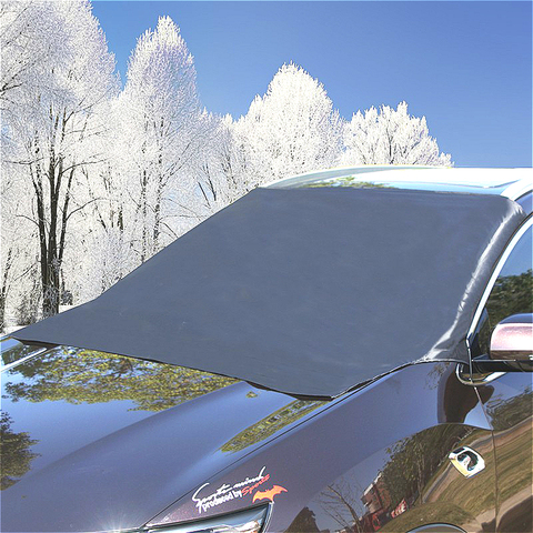 Magnetic Car Front Windscreen Cover Automobile Sunshade Cover Car Windshield Snow Sun Shade Waterproof Car Cover 210*120cm ► Photo 1/6