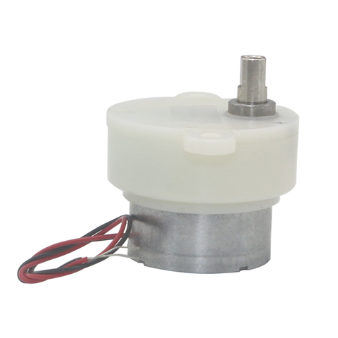 JS-30 gear motor 6v micro gear motor eccentric low speed 5RPM 100RPM plastic gear mute gear reducer ► Photo 1/4