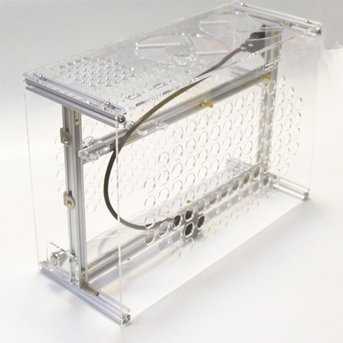 mini-ITX computer case Semi-open transparent case Support SFX power supply Support independent graphics card ► Photo 1/6