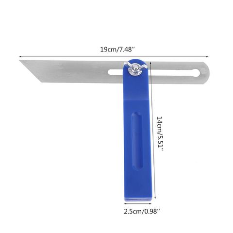 Professional T Bevel Gauge Easy Use Adjustable Carpenter Practical Stainless Steel Durable Sliding Wood Making Angle Fin ► Photo 1/6