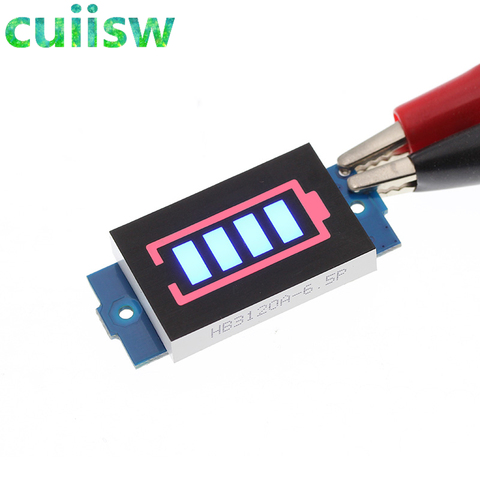 1S 2S 3S 4S 18650 Lithium Battery Capacity Indicator Module 16.8V Blue Display Electric Vehicle Battery Power Tester ► Photo 1/6