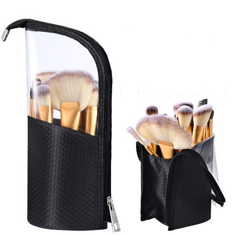 YBLNTEK Makeup Brush Holder Dust-proof Brush Makeup Holder Waterproof Travel Case for Brush Women Brush Organizer Makeup Tools ► Photo 1/6