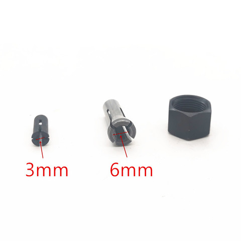 Iron Chuck Cap replace for Makita GD0600 906 763620-8 3mm 6mm 763627-4 GD0603 GD0601 collet nut Power Tool Accessories Electric ► Photo 1/4