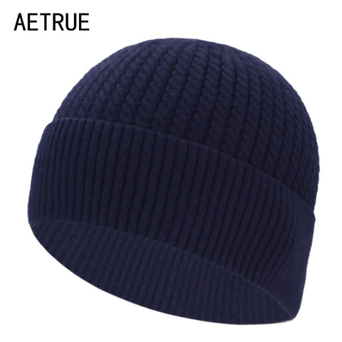 Solid Skullies Beanies Women Winter Beanie Hat Female Knitted Hat Cap Sport Bonnet Girl Gorro Women's Winter Hats For Women Caps ► Photo 1/6