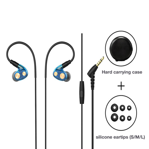 Studio Earphone Hybrid Multidriver Headphones Earbud  Hi-Res Audio capable detachable connector A2DC High-Fidelity Stereo ► Photo 1/6