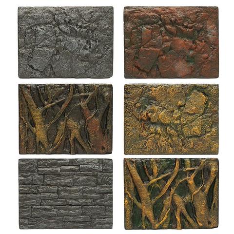 6 Types 60x45x3cm 3D Foam Rock Reptile Stone Aquarium Background Backdrop Fish Tank Board Decor Wholesale PU Leather Foam ► Photo 1/5