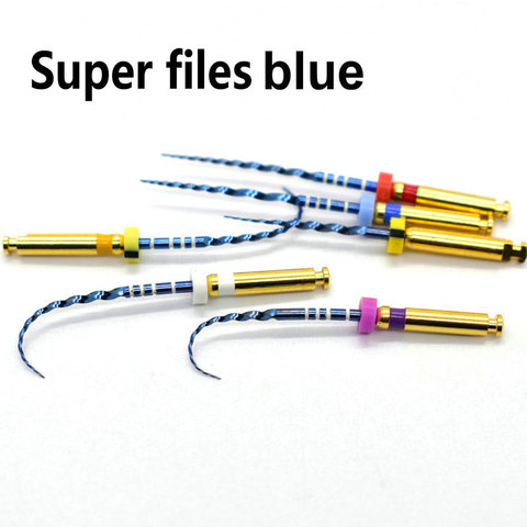 Dental rotary super files blue files rotary files niti heat activation endodontic files  Use for Root canal ► Photo 1/6