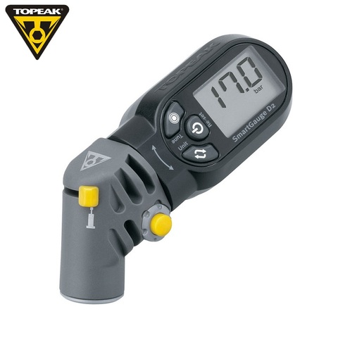 TOPEAK TSG-02 Bicycle Tire Pressure Gauge MTB Inflation Tyre Electronic Pressure Gauge Road Bike Digital LCD Smart Head Gauge ► Photo 1/4