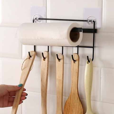 1pc Kitchen Hook, Multifunctional Kitchen Tool Storage Rack, Movable Pot  And Spoon Hook, Suitable For Kitchen And Bathroom Storage