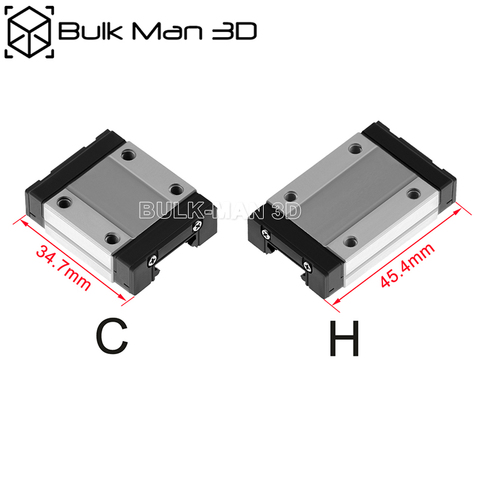 Linear Slide Bearing Block MGN 7C/7H/9C/9H/12C/12H/15C/15H Linear Block for Engraving Cutting Machine ► Photo 1/6